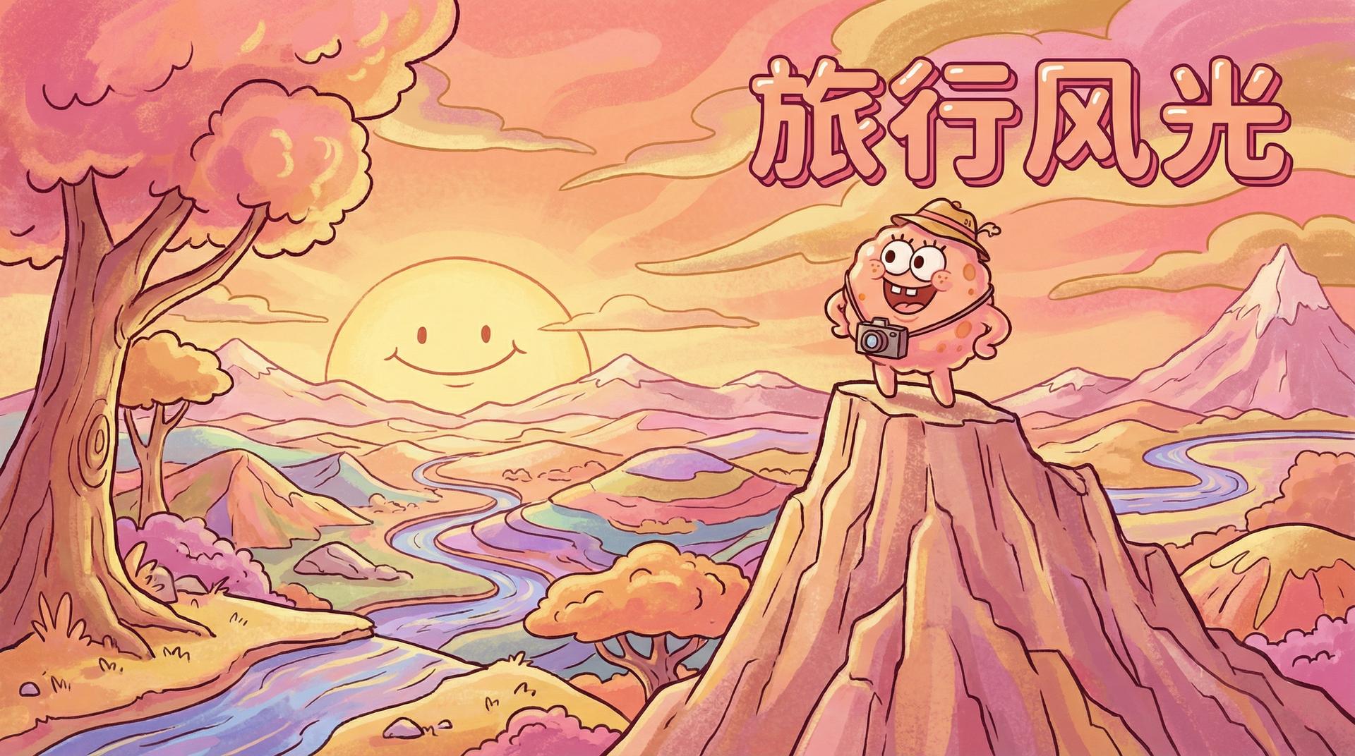 探花旅行风光视频